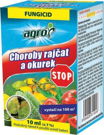 Choroby rajčat a okurek STOP - 10 ml